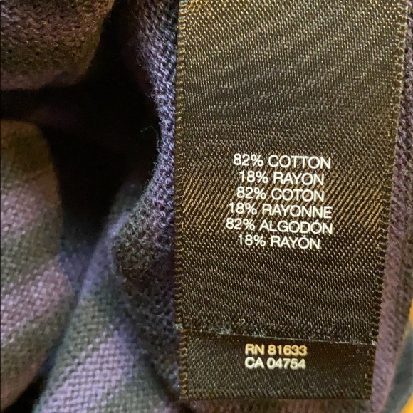 Kenneth Cole Purple/Black Striped Sweater - Picture 5 of 5